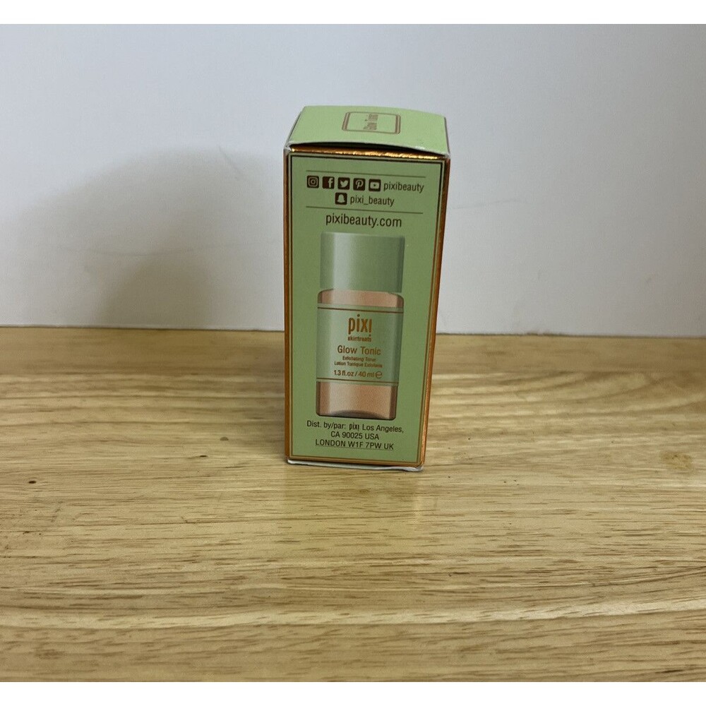Pixi Skintreats GLOW TONIC 5% Glycolic Acid Exfoliating Toner Brightens 1.3oz
